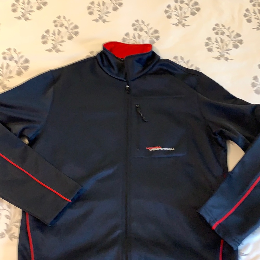 Nautica Competition navy & red full zip jacket
